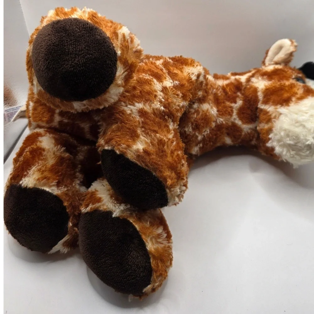 Aurora Giraffe Plush Brown Spotted Stuffed Animal 8x12in